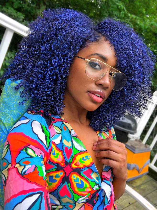 Blue Curly Colored Natural Hair JeweJeweBee Jewellianna.jpg