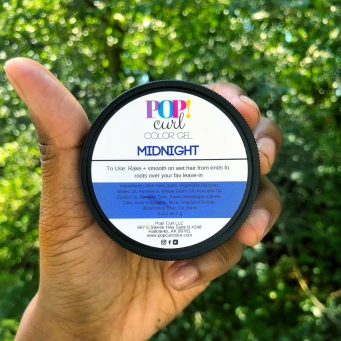 pop curl color gel midnight jewejewebee jewellianna blue curly natural hair